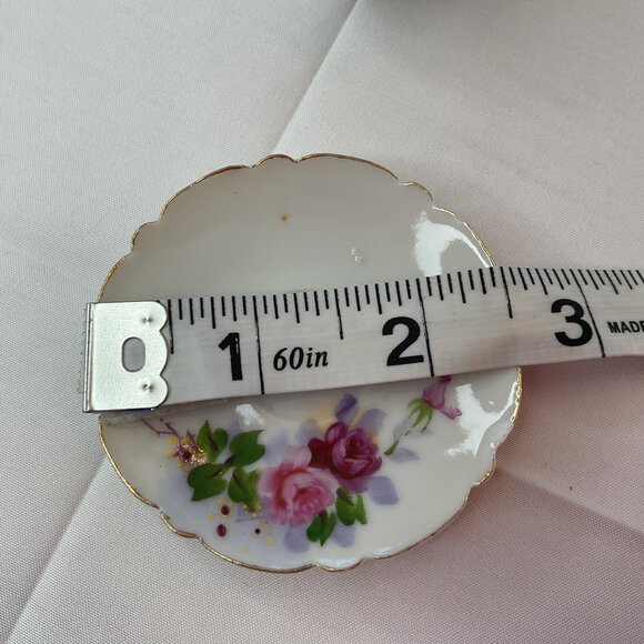 Vintage Miniature Japanese Hand-Painted Cup & Saucer Set Cottage Dollhouse Tea - Picture 12 of 14